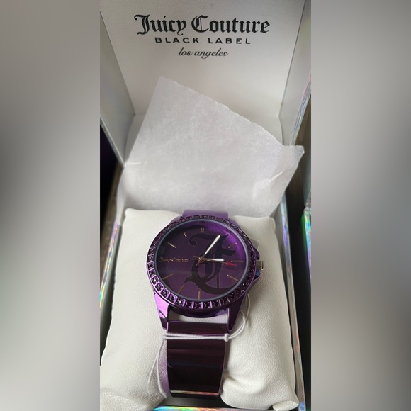 Juicy Couture Black Label Watch in the color purple